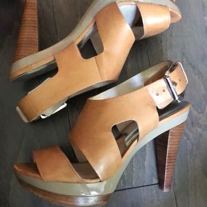 Michael Kors Strapped Platformed Heels